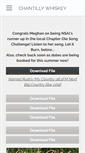 Mobile Screenshot of chantillywhiskey.com