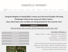 Tablet Screenshot of chantillywhiskey.com